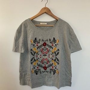 Embroidered T-shirt